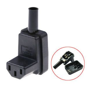 Iec-C13 Down Angle Socket Receptacle Rewirable Female Connector  AL
