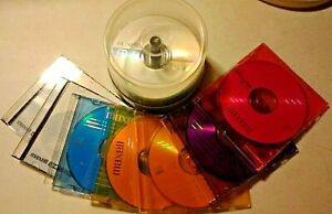 35 Maxell cd-r disks 80 min 700mb 7 in jewel cases