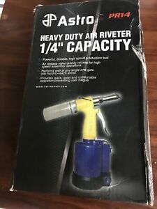 Astro Pneumatic Tool PR14 1/4&#034; Pneumatic Air Riveter New open box