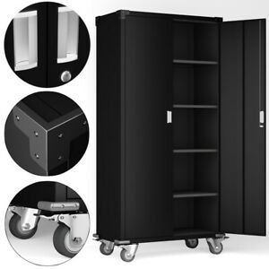 5 Layer Mobile File Cabinet with Lock Office steel file cabinet Rolling Hot sale