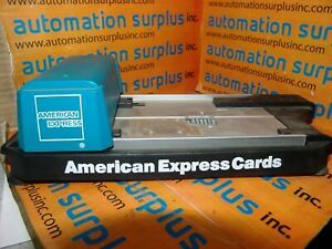 AMERICAN EXPRESS CARDS MANUAL CREDIT CARD IMPRINTING UNIT NBS VINTAGE WOW!!!