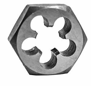 Century Drill &amp; Tool 96209 High Carbon Steel Fractional Hexagon Die 1/2-13 NC