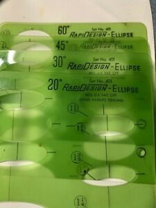Berol Rapidesign Ellipse Set