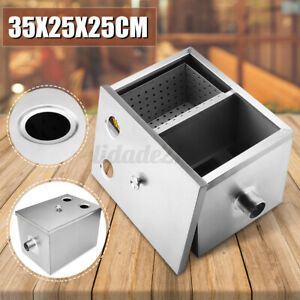 Stainless Steel Grease Trap Interceptor Set For Restaurant Kitchen