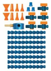 Loc-Line - 40480 Coolant Hose Magnetic Base Manifold Super Kit 25 piece 1/4&#034; ...
