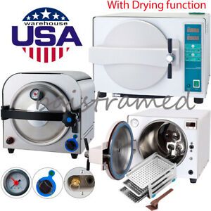 14/18L Stainless Steel Steam Autoclave Sterilizer Dental Pressure Sterilization