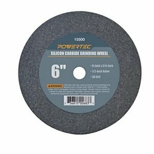 15500 1/2&#034; Arbor 36-Grit Silicon Carbide Grinding Wheel 6&#034; x 3/4&#034; 36 Grit