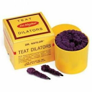 Teat Dilators Dairy Cows Goats Sheep Udders Milking Supplies 40 Count