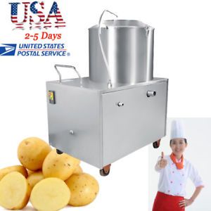 Pro Commercial Peeler Automatic Sweet Potato Peeling Clean Machine 1500W 15-20KG