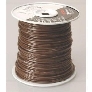 COLEMAN CABLE INC 55304-04-07 18/4 Vinyl Thermostat Wire, 250-Feet, Brown