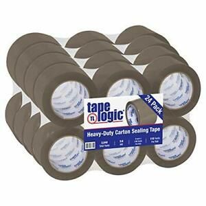 BOX USA BT9052291T Tape Logic Acrylic Tape 2.6 mil 3&#034; x 110 yd Tan Pack of 24