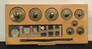 Early 20th Century AUGUST SAUTER GERMANY WEIGHT SET 13 pieces