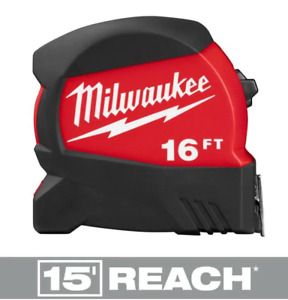 16 ft. x 1.2 in. Compact Wide Blade Tape Measure with 15 ft. Reach