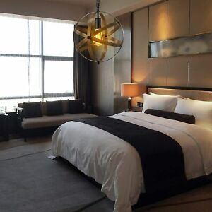 Industrial Plug in Pendant Light E26 E27 Industrial Hanging Light Metal Globe Vi
