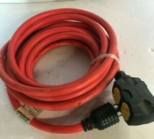 Flexible Power Distribution Adapter NEMA L14-30P to 4 NEMA 5-20R by Powermate