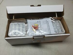 2 PC LED Emergency Exit Light -Adjustable LED 2 Head W/ Battery Backup UL Listed