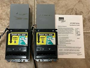 Lot of 2 MEI Mars AE 2411 U5 w/ Power Harnesses &amp; Stackers 110v - $1 &amp; $5