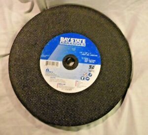 Bay State Abrasives Cut-Off Wheel 12&#034; x 1/8&#034; x 1&#034; Lot of 6 For Metal Cutting