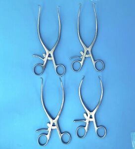 Lot of 4 Trylon Gelpi Retractor Curved 7 ” Germany