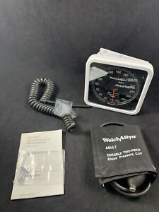 NEW! Welch Allyn 7670-01 Mounted Gauge &amp; FlexiPort Blood Pressure Cuff Adult 11