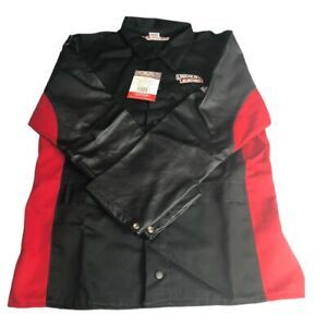 Lincoln Electric Shadow Grain Leather Sleeved Welding Jacket  K2987 Men’s Large