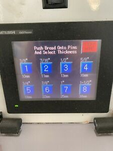 Slicer Oliver Bread Automatic Digital Screen 8 different Sizes cuts