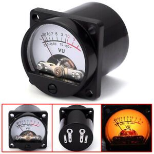 6-12V panel VU meter bulb warm back light recording audio level amp meter T $ ZE