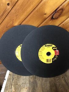 2 Pack DEWALT DW8001 14&#034; x 7/64&#034; x 1&#034; General Purpose Cutting Wheel New