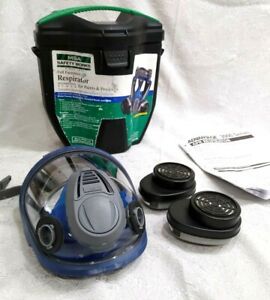 MSA Full Face Respirator For Paint &amp; Pesticide Safety OSHA &amp; ANSI