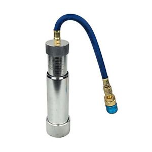 Wisepick A/C AC Oil and Dye Injector with R-134a Snap Quick Coupler 1/4&#034; SAE