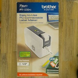 Brother P Touch PT-1230PC USB PC Label Maker - Brand New - NIB - USA