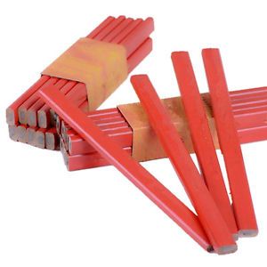 10pc Carpenters Pencil  Carpentry Pencils Bulk Joiner Woodwork Builders Plumb pq