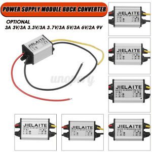 DC To DC Waterproof Power Supply Module Buck Converter 12V To 3A   ~