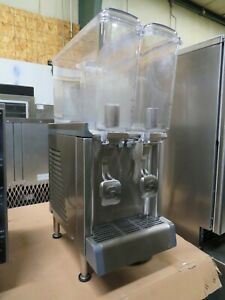Crathco Mini CS-2E-16 Bubbler, Double 2.4 Gallon Bowls, Cold Beverage Dispenser