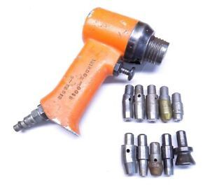 APT 100B Stubby Rivet Gun with 10 Assorted Sets Aircraft Tools