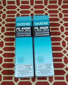 NEW Genuine Brother PC-402RF Fax Refill Rolls 3 Sealed Rolls
