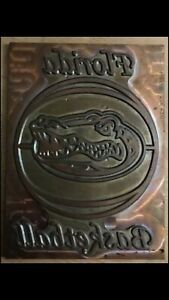 Florida Gators Basketball Brass Foil Printing Die