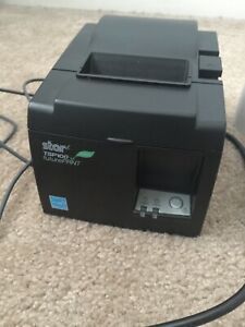 Star Micronics TSP100IIU USB Thermal Receipt Printer - Black With Receipt Paper