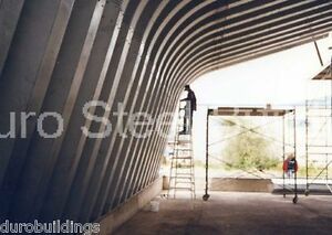 DuroSPAN Steel 25x48x14 Metal Building DIY Workshop Garage Kit Open Ends DiRECT