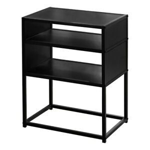 MONARCH SPECIALTIES I 3505 Accent Table - 22&#034;H / Black / Black Metal