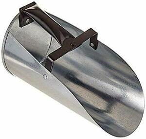 Farm Tuff Ir 2062 Metal Galvanized 2-Quart Feed Scoop