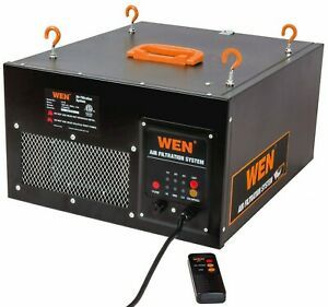 Wood Work Shop Air Filter System Remote Control Ceiling Mount Dust Collector New