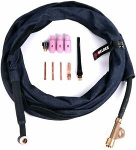 YESWELDER Tig Welding Torch WP-17FV(Gas-Valve Head) Flexible Head Air-Cooled