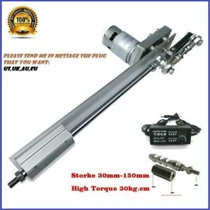 Telescopic Rocker Arm Actuator With End Connector And Speed Regulation Adapter