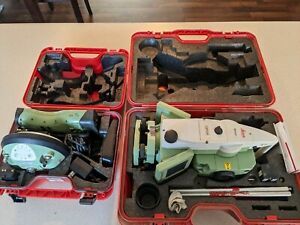 LEICA TCRP1201 R300 with GS 14 Antenna w/ CS 15 Field Controller Complete kit