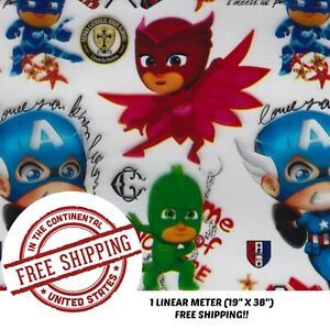 Hydrographic Water Transfer Hydro Dip Film Tiny Heroes Dipping Film 19&#034; x 38&#034;