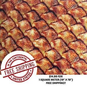 HYDROGRAPHIC FILM WATER TRANSFER HYDRO DIP FILM SCALES 1SQ (19&#034; X 78&#034;)