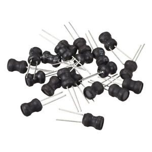 20pcs Two Lead 3.3mH 7x10 7mm x 10mm Radial Leaded Power Inductors 20% Tolerance
