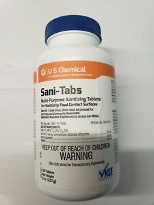 SANITIZING TABLETS (CASE OF 6 BOTTLES) 150 TABLETS PER BOTTEL.