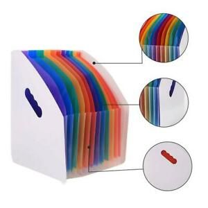 A4 Office Expanding File Folding Desk Storage Stand Document Organiser